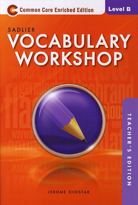 Vocabulary Workshop B Teachers Guide isbn 9780821580271