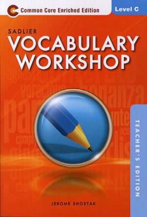 Vocabulary Workshop C Teachers Guide isbn 9780821580288