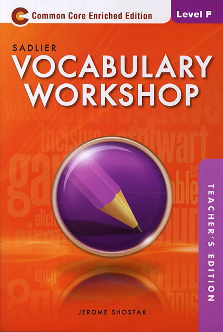 Vocabulary Workshop F Teachers Guide isbn 9780821580318