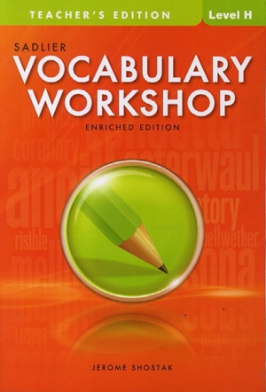 Vocabulary Workshop H Teachers Guide isbn 9780821580332