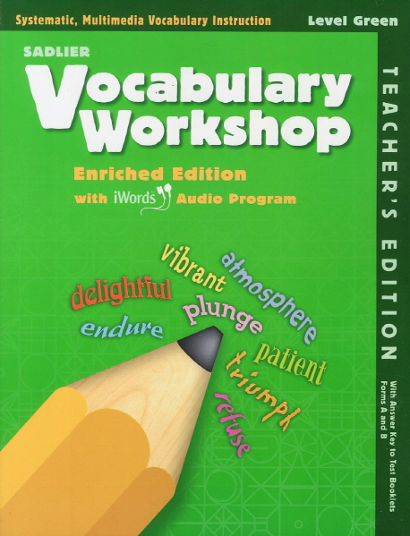 Vocabulary Workshop Green Teachers Guide isbn 9780821580233