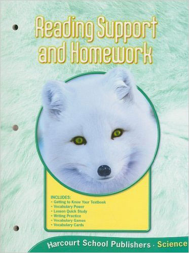 Harcourt Science Reading Support and Homework G1 2006 isbn 9780153436031