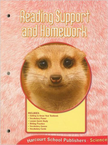 Harcourt Science Reading Support and Homework G2 2006 isbn 9780153436048