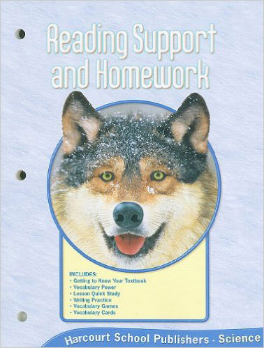 Harcourt Science Reading Support and Homework G4 2006 isbn 9780153436062