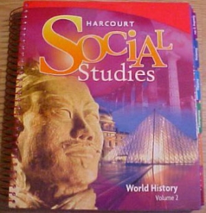 Harcourt Social Studies Grade 6 World History Teacher s Edition Vol.2 2007 isbn 9780153542428