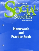 Harcourt Social Studies Grade 4 States and Regions WB 2007 isbn 9780153472954