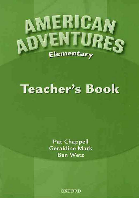 American Adventures Elementary Teachers Book isbn 9780194527088