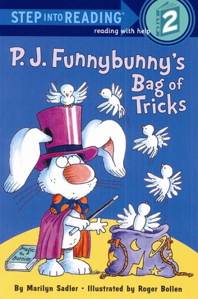 Step Into Reading Step 2 P.J Funnybunny s Bag of Tricks Book