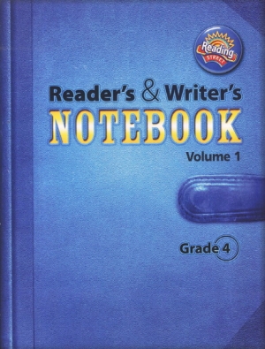 Reading Street READERS & WRITERS NOTEBOOK GRADE 4.1 isbn 9780328700905