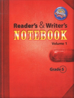 Reading Street READERS & WRITERS NOTEBOOK GRADE 5.1 isbn 9780328700929