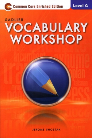 Vocabulary Workshop G isbn 9780821580127