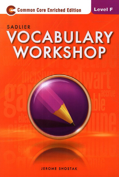 Vocabulary Workshop F isbn 9780821580110