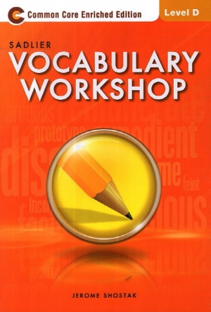 Vocabulary Workshop D isbn 9780821580097
