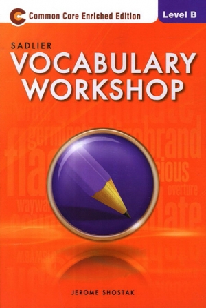 Vocabulary Workshop B isbn 9780821580073