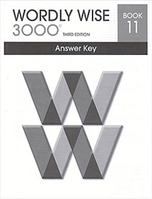 Wordly Wise 3000 Book 11 Answer Key isbn 9780838876374