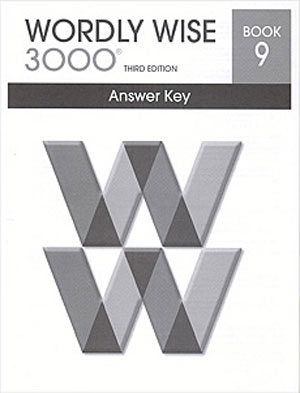 Wordly Wise 3000 Book 9 Answer Key isbn 9780838876350