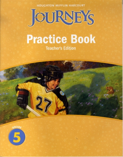 Journeys Practice Book Grade 5 Teacher Edition isbn 9780547271958