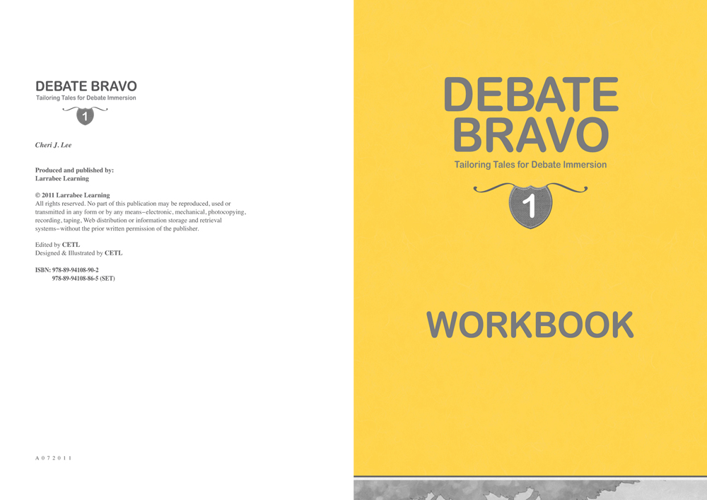 Debate Bravo 1 Workbook isbn 9788994108841