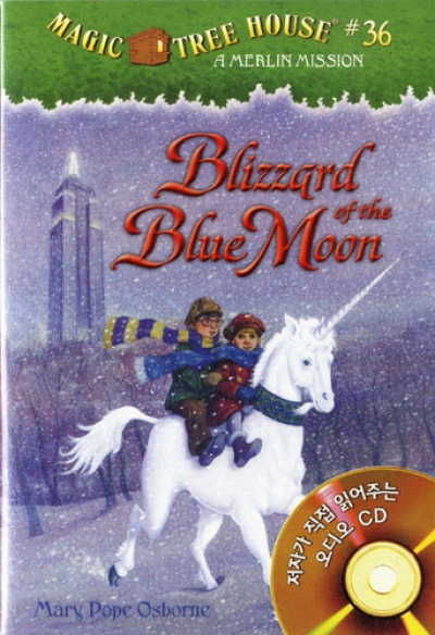 Magic Tree House #36 Blizzard of the Blue Moon (PB+CD)