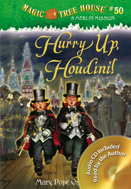 Magic Tree House #50 Hurry Up, Houdini! (Paperback+Audio CD) isbn 9780399572173