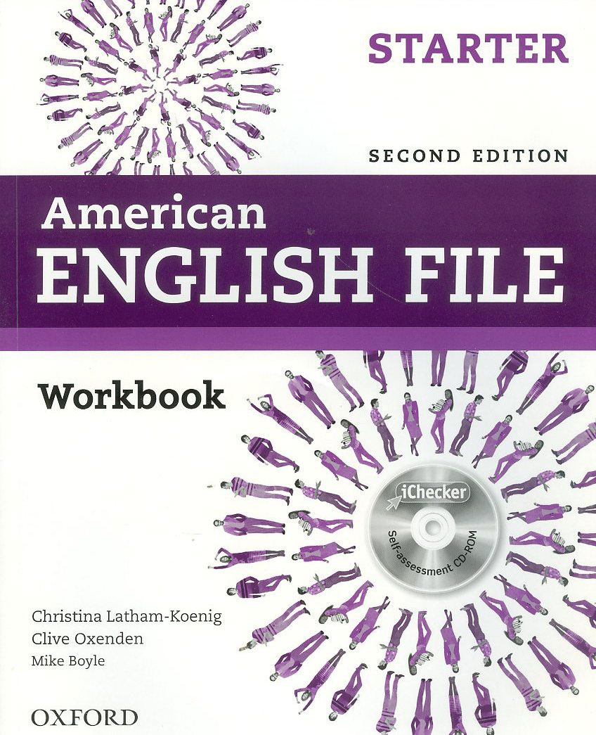 American English File Starter Workbook with iChecker isbn 9780194776387