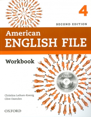 American English File 4 Workbook with iChecker isbn 9780194776424