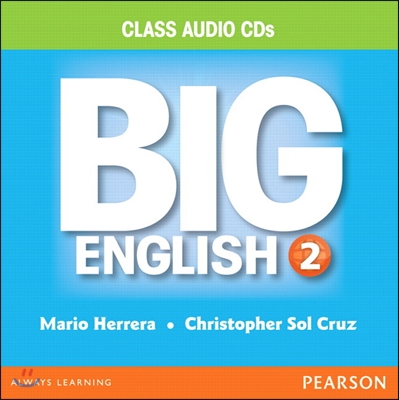 Big English 2 Class Audio CD isbn 9780133044911