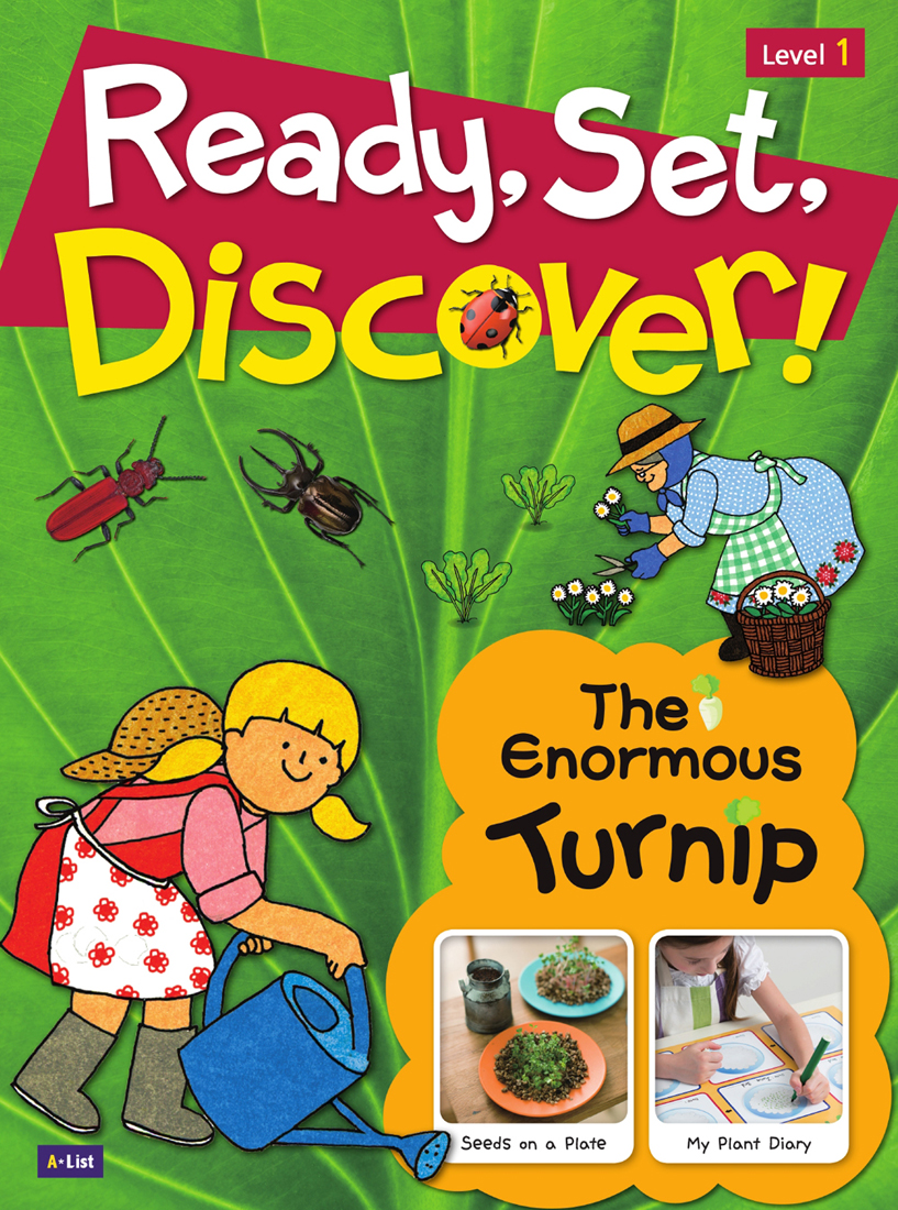 Ready, Set, Discover! 1 The Enormous Turnip Studentbook with Multi CD (MP3s, E-Book, Discover & Dance Video) / isbn 9791155093764