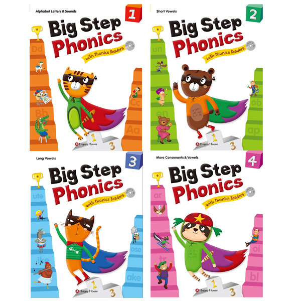 Big Step Phonics 1 2 3 4 Full Set