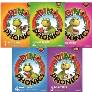 Dino Phonics 1 2 3 4 5 Full Set (SB+WB)