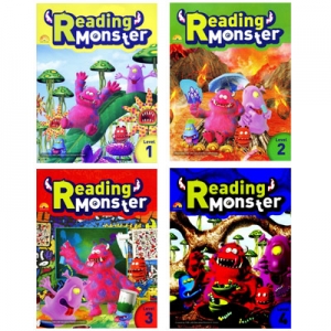 Reading Monster 1 2 3 4 Full Set (SB+WB)