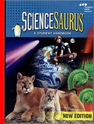 Holt McDougal ScienceSaurus (2013) Grade 4~5- Student Handbook / isbn 9780544058439