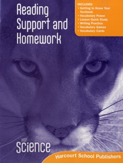 HSP Science Grade 5 Reading Support and Homework isbn 9780153610295