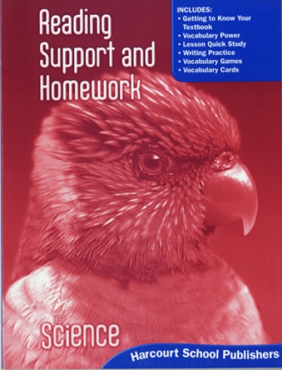 HSP Science Grade 2 Reading Support and Homework isbn 9780153610233