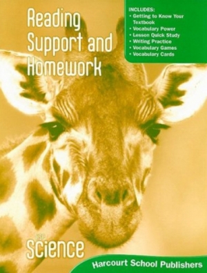 HSP Science Grade 1 Reading Support and Homework isbn 9780153610219