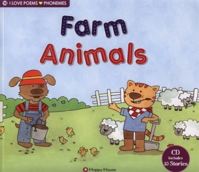 I Love Poems Set 14 Phonemes - Farm Animals (Student Book + Work Book + Teachers Guides +Audio CD)