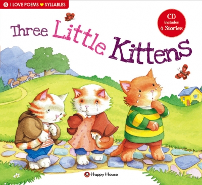 I Love Poems Set 5 Syllables - Three Little Kittens (Student Book + Work Book + Teachers Guides +Audio CD)