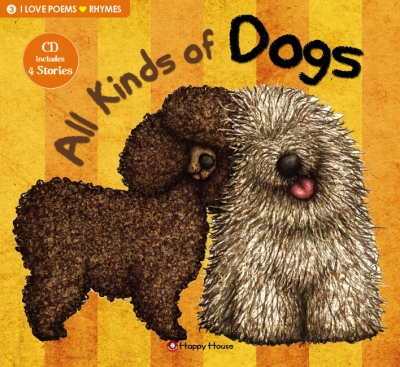 I Love Poems Set 3 RHYMES - All Kinds of Dogs (Student Book + Work Book + Teachers Guides +Audio CD)