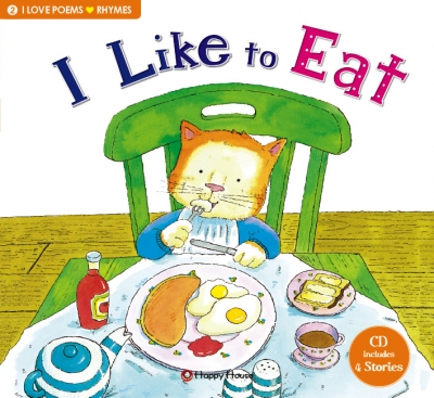 I Love Poems Set 2 RHYMES - I Like to Eat (Student Book + Work Book + Teachers Guides +Audio CD)