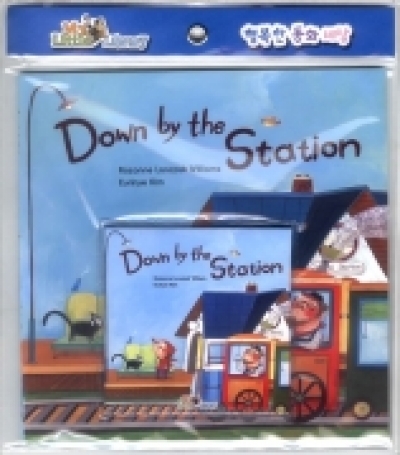 My Little Library 마더구스 1-19 : Down by the Station (Paperback 1권 + Audio CD 1장 + Mother Tip 1권)