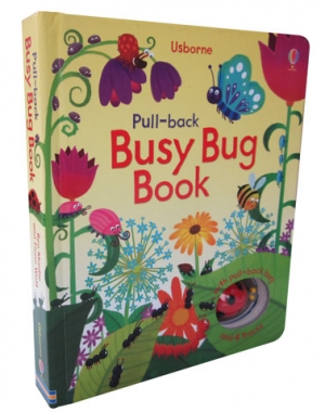 Usborne Pull-Back: Busy Busy Bug (Hardcover) (NEW)