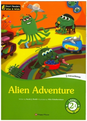 Smart Readers Wise & Wide 2-1 Alien Adventure isbn 9788966531608