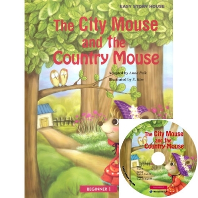 Easy Story House Beginner 1 The City Mouse and the Country Mouse Set (Book+ActivityBook+AudioCD)