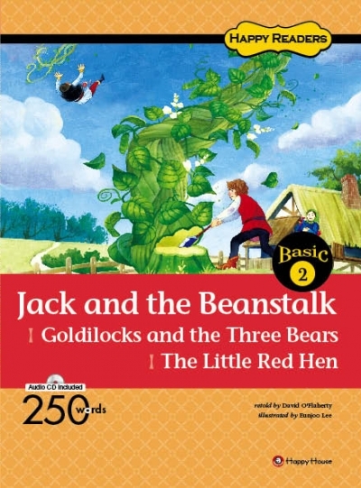 happy Readers Basic 2 Jack and the Beanstalk┃Goldilocks and the Three Bears / The Little Red Hen