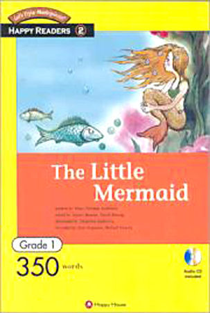 Happy Readers / Grade 1-2 / The Little Mermaid 350 words / Book+AudioCD