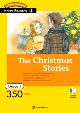 Happy Readers / Grade 1-3 / The Christmas Stories 350 words / Book+AudioCD