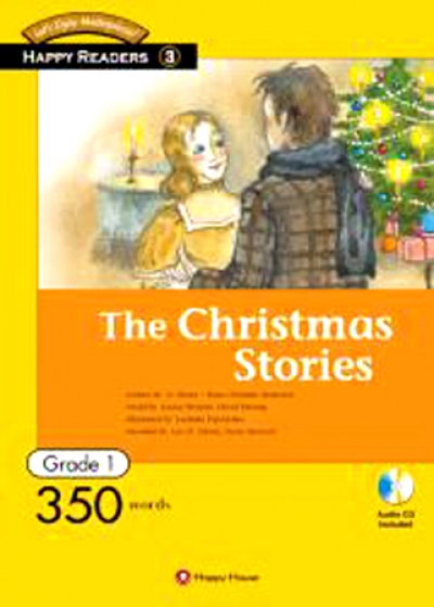 Happy Readers / Grade 1-3 / The Christmas Stories 350 words / Book+AudioCD