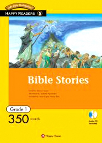 Happy Readers / Grade 1-5 / Bible Stories 1 350 words / Book+AudioCD
