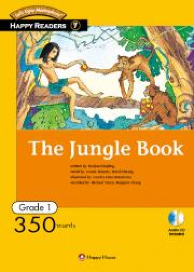 Happy Readers / Level 1 : Jungle Book (Book 1권 + CD 1장)