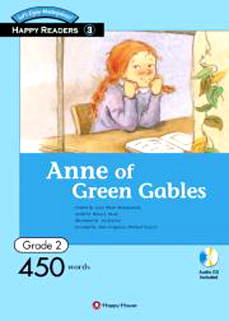Happy Readers / Grade 2-3 / Anne of Green Gables 450 words / Book+AudioCD